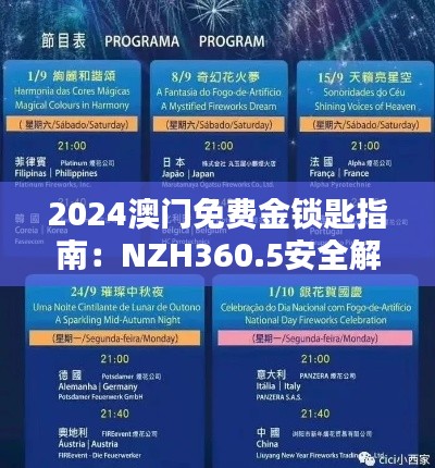 2024澳门免费金锁匙指南:NZH360.5安全解析试点版详解