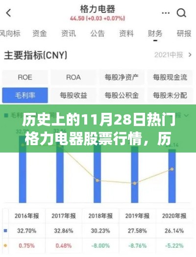 历史上的11月28日格力电器股票行情回顾与心灵旅行的奇妙交汇