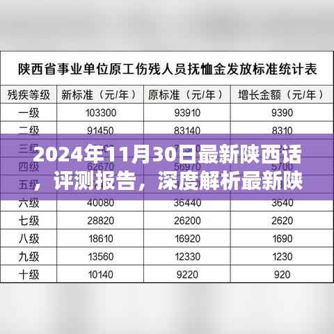 深度评测报告,最新陕西话特性与使用体验——2024年11月30日版