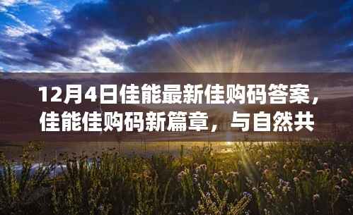 佳能佳购码新篇章揭秘,与自然共舞,探寻心灵宁静之地(12月4日最新答案)