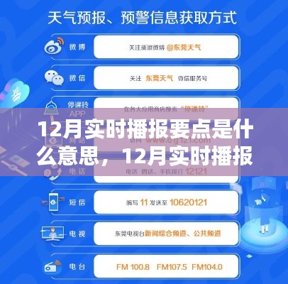 掌握技能,详解12月实时播报要点