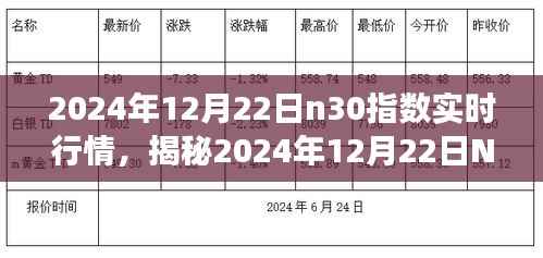 揭秘2024年12月22日N30指数实时行情，洞悉市场走势，把握投资机会大解析