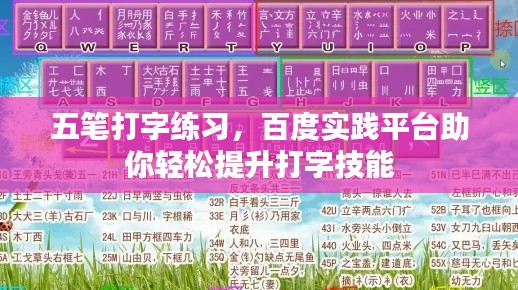 五笔打字练习,百度实践平台助你轻松提升打字技能