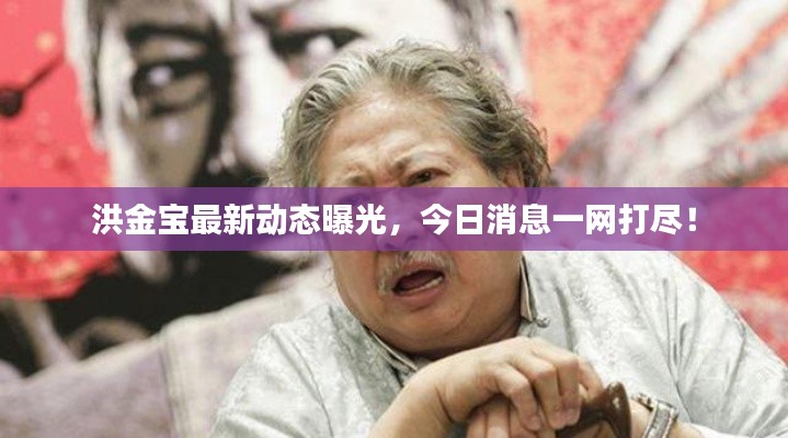 洪金宝最新动态曝光，今日消息一网打尽！