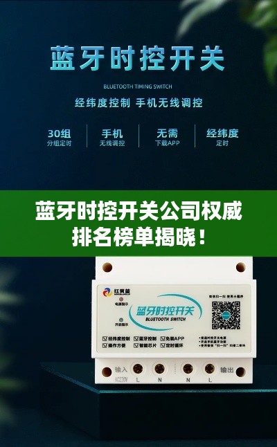 蓝牙时控开关公司权威排名榜单揭晓!